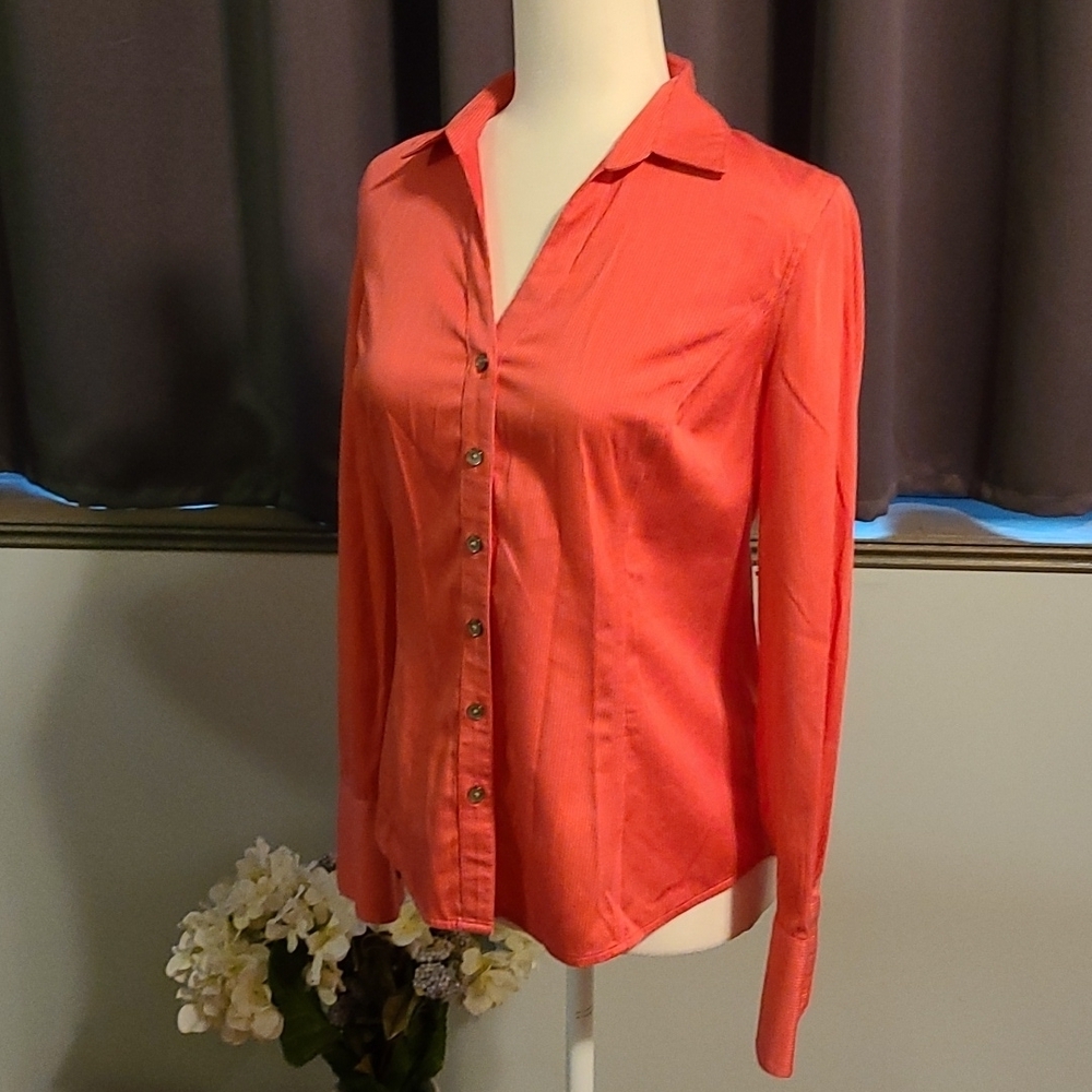 Calvin Klein button down blouse - Picture 4 of 7